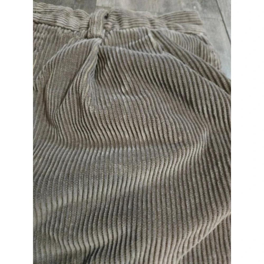 VTG Men's Brooks Brothers Beige Brown Casual Dress Elliot Corduroy Pants Sz35x30
